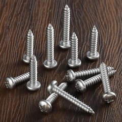 247Pcs Pan Head Wood Screws Assortment Kit, #6#8 Stainless Steel 304 Self Tappin