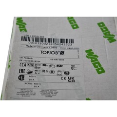 NEW Box of 100 Wago 2002-1205 TOPJOB S 2-Conductor Terminal Block 800V 24A Black