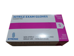 Blue Nitrile Exam Gloves Powder Free – Small/Medium/Large/XL 100/box