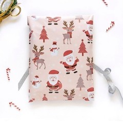 Poly Mailers 10×13″ Christmas Santa reindeer snowman holiday 25 count