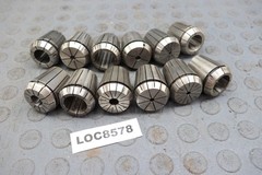 ER40 METRIC COLLETS LOT OF 12 LOC8578