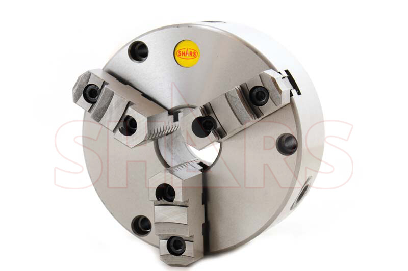 8″ 3 Jaw Reversible Jaw Front Mounting Self Cent Lathe Chucks+TIR Certificate R[