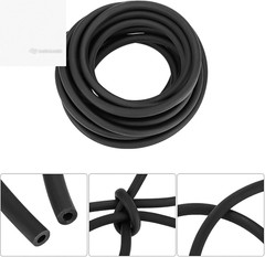 10ft Black Latex Rubber Tubing 1/4 ID 3/8 OD Slingshot Bands Catapult Elastic Pi