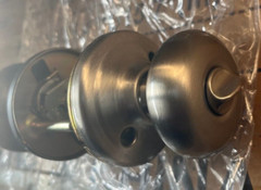 Kwikset Hancock Keyed Entry Door SmartKey Venetian Bronze / Satin Nickel No Key