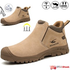 Safety Shoes Men Indestructible Shoes Construction Work Shoes Male Welder Boots
