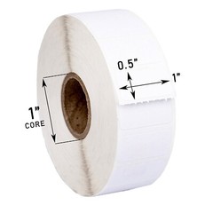 ZEBRA / ELTRON 1×0.5 (1″ x 1/2″) Direct Thermal Labels – (10) Rolls of 2430
