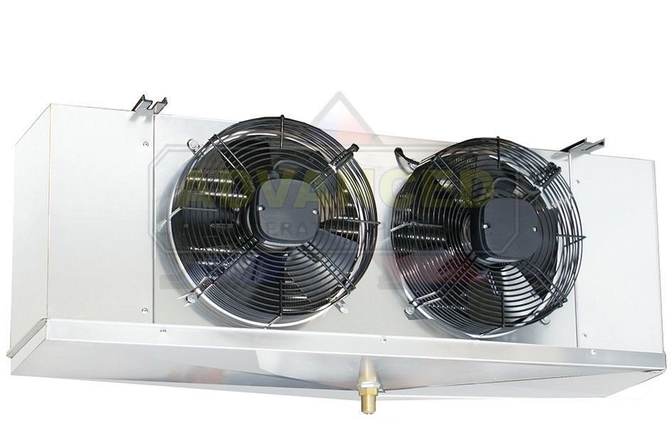 Low Profile Walk-In Cooler Evaporator 2 Fans Blower 12,000 BTU / 1,400 CFM, 220V