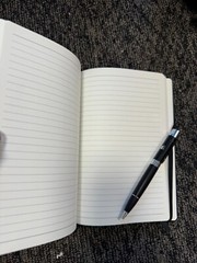 Apple Rare Swag Ruled Journal and Apple Branded Quality Black Pen