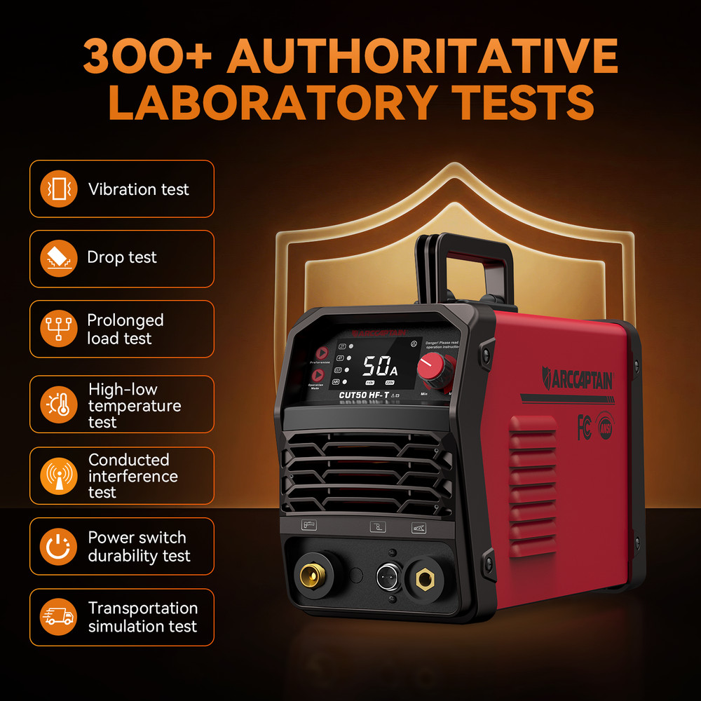 ARCCAPTAIN CUT50 HF-T 50A Dual Voltage 110/220V IGBT Plasma Cutter 3/4″Cut 2T/4T
