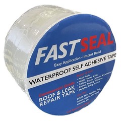 RV Roof Tape 4in x 25ft White UVResist Sealant Tape, compatible with Eternabond