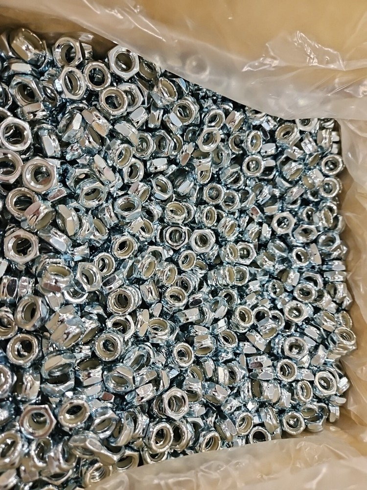 5 POUNDS 500 PC 5LB 3/8-16 Nylon Insert Lock Nut Thin Jam Half thick NTE 3/8×16