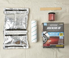 RockSolid Metallic Floor Coating Kit, Cherry Bomb, High Gloss, 80 Oz – 286896