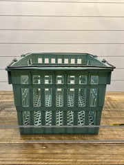 Joann Fabrics And Crafts Store Shopping Basket Mint Green Hand Carry 1990’s