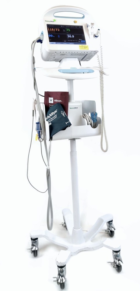 Welch Allyn Connex Vital Sign Monitor 6000 WIFI EMR Conn 65NTXX with Accessories