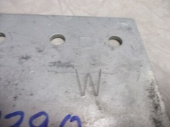 Galvanized Base Plate | 5-1/2″ W x 6″ L X 1/8″ T | 8-Holes | 5/16″ Hole Diameter