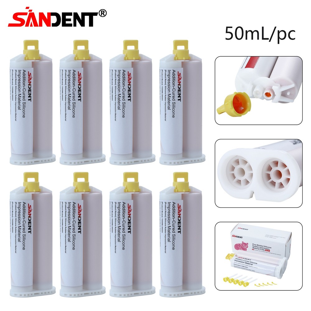REGULAR SET Light Body Dental Impression Material VPS 50ml 5 Tips FO