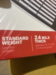 Sheet Protectors 100ct Standard Weight 2.4mil Clear 8.5″x11 & 3 Ring Off.Dep. 🎁