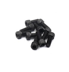 10pcs M10 x 20mm Black Socket Cap Bolts Screws 12.9 Grade Alloy Steel