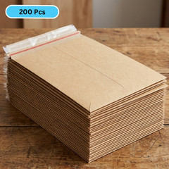 9.75″ x 12.25″ Rigid Photo Document Mailers Shipping Envelopes Kraft 200 Pieces