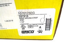 x100 ERICO CADDY 1 1/4″ Wrap Around Straps #107 for CPVC Pipe 1070125EG / 597818