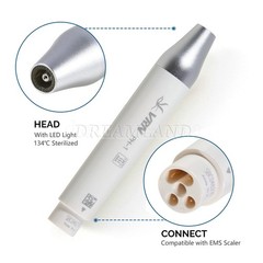 VRN Original Dental Ultrasonic Piezo scaler LED Handpiece Tips fits EMS