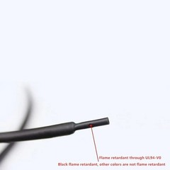 5M Heat Shrink Tubing Tube Black 1mm 2mm 3mm 4mm 5mm 8mm 10mm 1- 12mm 2:1