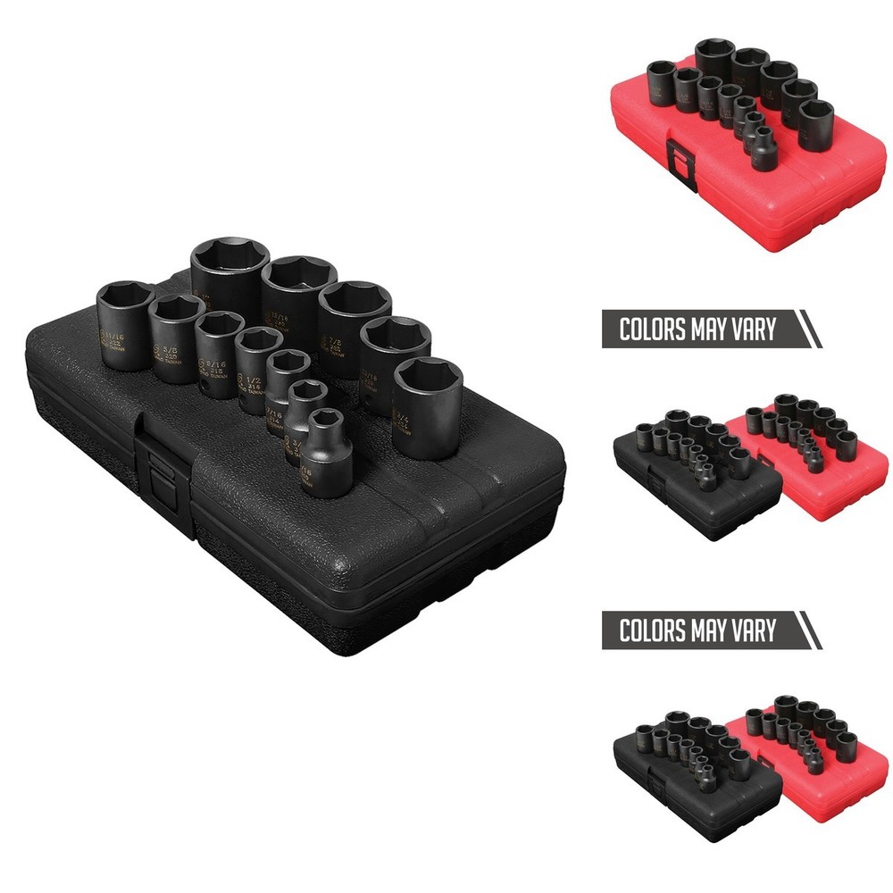 Sunex 3360 3/8-Inch Drive Impact Socket Set 12-Piece