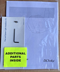 NEW DCI Edge Series 5 Dental Chair Mount LED Light Grey & Swing Mount Light Pole