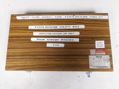 Mitutoyo Gage Block Set – 81 pcs. – Grade 2 English, Rectangular – PW7