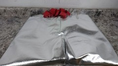 National Safety Apparel T45NLXLX32 Size XL 46 In Max Waist Size Silver Overpants