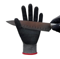 High Performance Cut Resistant Gloves, ANSI Level 6 Protection, Sandy Nitrile