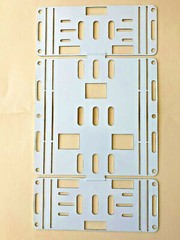 Retrofit Kit Conversion Bracket for 8′ 2 Bulb T12 Light Strip To T8 LED Fixture