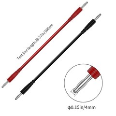 2pcs Banana Plug Test Lead Cable Line Wire, 4mm Banana Plug for Multi-Meter, …