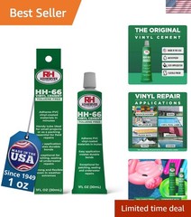 HH-66 Toluene Free Vinyl Cement 1 oz – Waterproof Flexible Adhesive for DIY