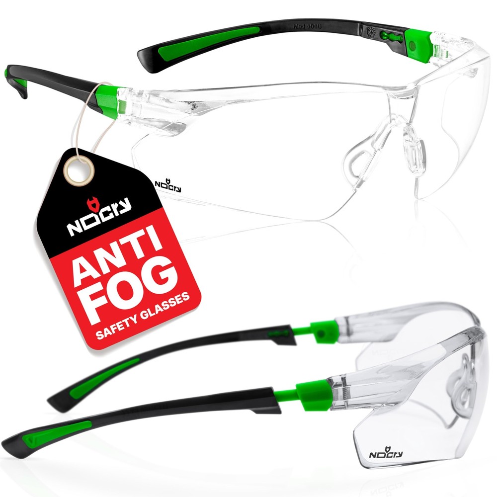 Clear Safety Glasses Anti Fog Scratch Resistant ANSI Z87 UV Protection
