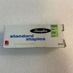 Swingline Standard Staples 5000 Staples 210 Staples Per Strips Acco Brands 1 Box
