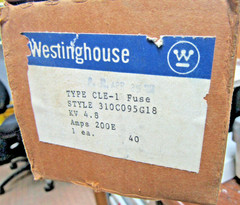 ✌️NEW WESTINGHOUSE CLE-1 FUSE STYLE 310C095G18 200E AMPS 4.8 KV