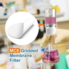 Sterile 47mm 0.45μm MCE Gridded Line Membrane Filter Mixed Cellulose Ester