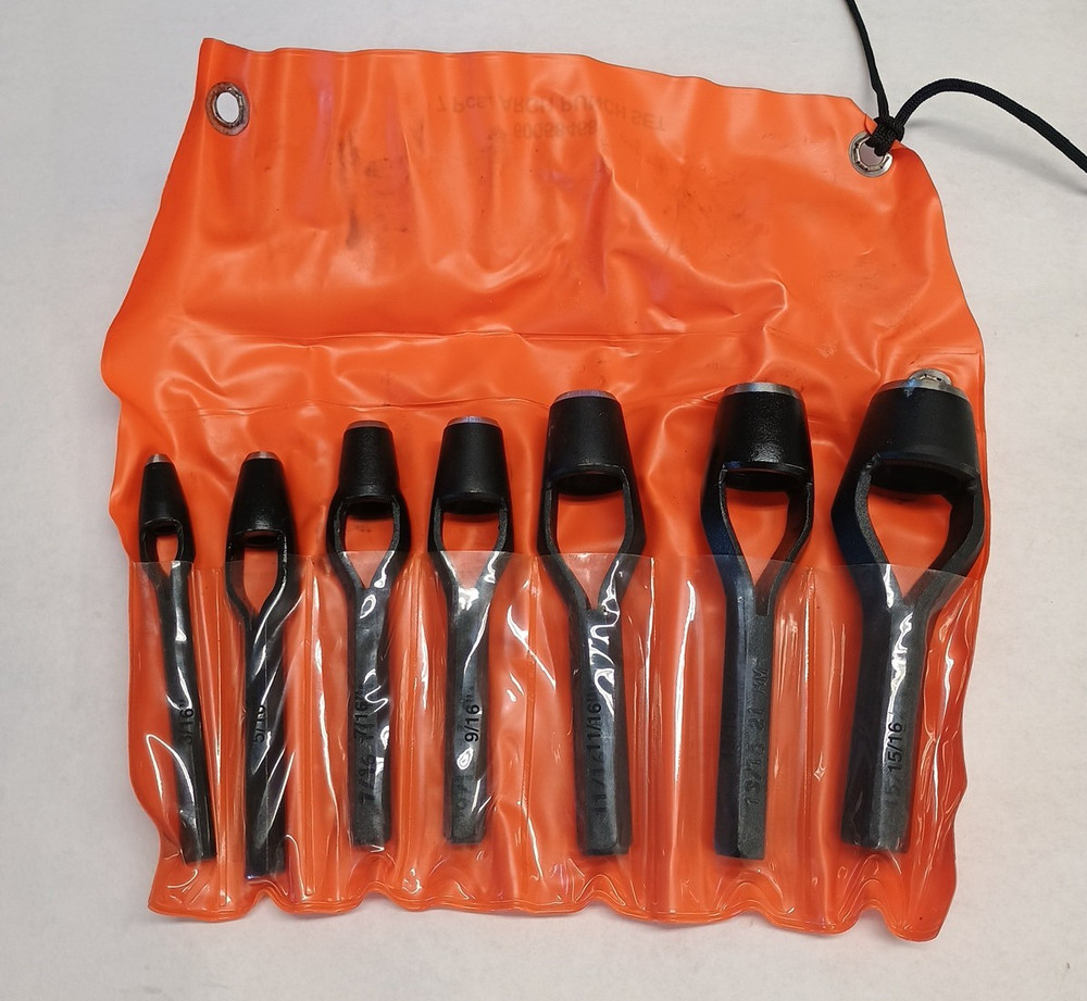 New Groz Arch Punch Set 7 pcs 3/16″ to 15/16 MSC 60058468