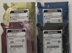 TOSHIBA COLOR DEVELOPERS e5055c D-FC30 Cyan, Magenta, Yellow, and Black