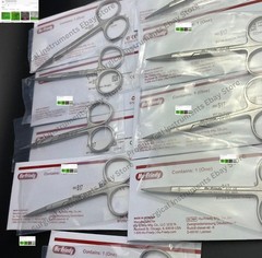 Hu-Friedy Iris Straight S17 Scissors 4.5″ German Stainless Steel Lot of 9x