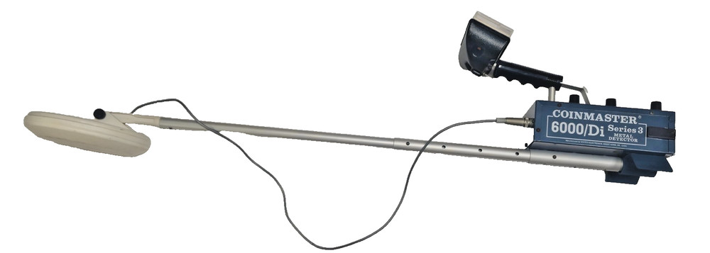 Vintage Whites Coinmaster 6000/Di Professional Series 3 Metal Detector w Case
