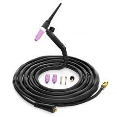 200A 110V/220V Gasless MIG Flux Core ARC/Lift TIG/MMA Welder &TIG Torch Home DIY