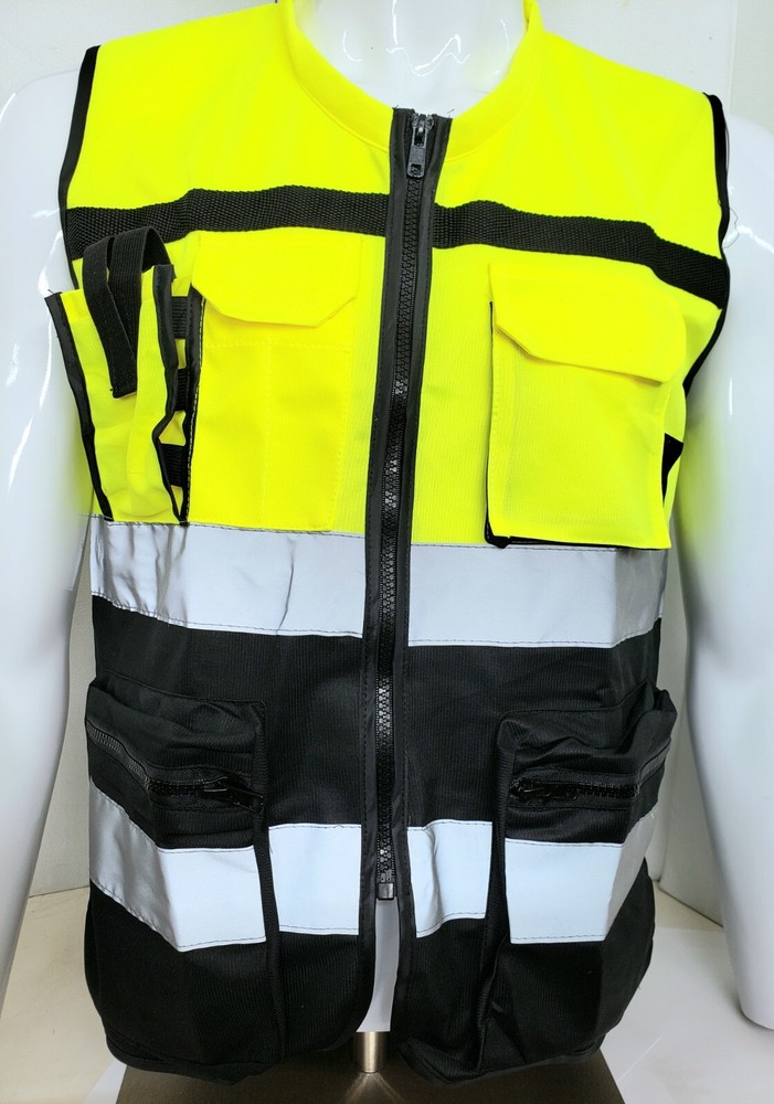 Class 2 High Visibility Reflective Safety Vest (X-Small-3XL)