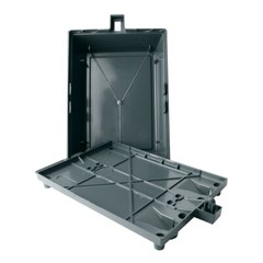 Weather Resistant Residential Outdoor Cable Box for Low Voltage Only (Gray)
