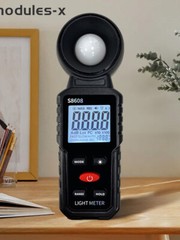S8608 LCD Light Meter Digital Illuminance Meter Luxmeter Photometer 200000Lux