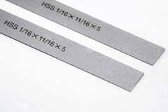 Set of 2 HSS Blades for Lathe Parting Cut Off Blade (1/16×11/16×5 Inch)