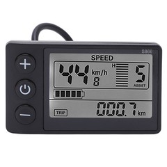 Electric Cycle S866 LCD Display Meter 24V 36V 48V Control Panel With Water XSKK