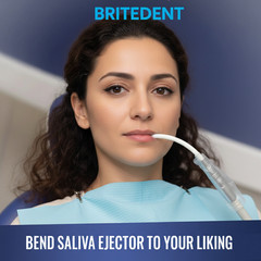 Dental Saliva Ejectors, Disposable Suction Tips Evacuator (Choose Color & Qty)