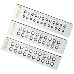 PTKTLAM Jewelry Wire Drawplate, 2.7-5.0mm, 24 Holes